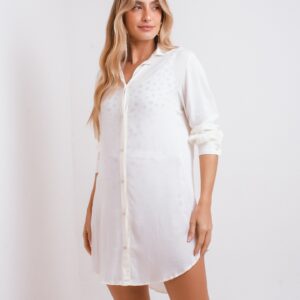 Vestido de Rede Crochet