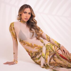 Túnica Curta Bordada